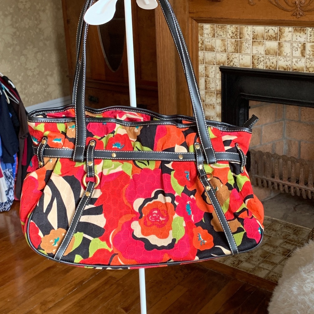 Talbots never‎ used fabric floral purse. Retail 113